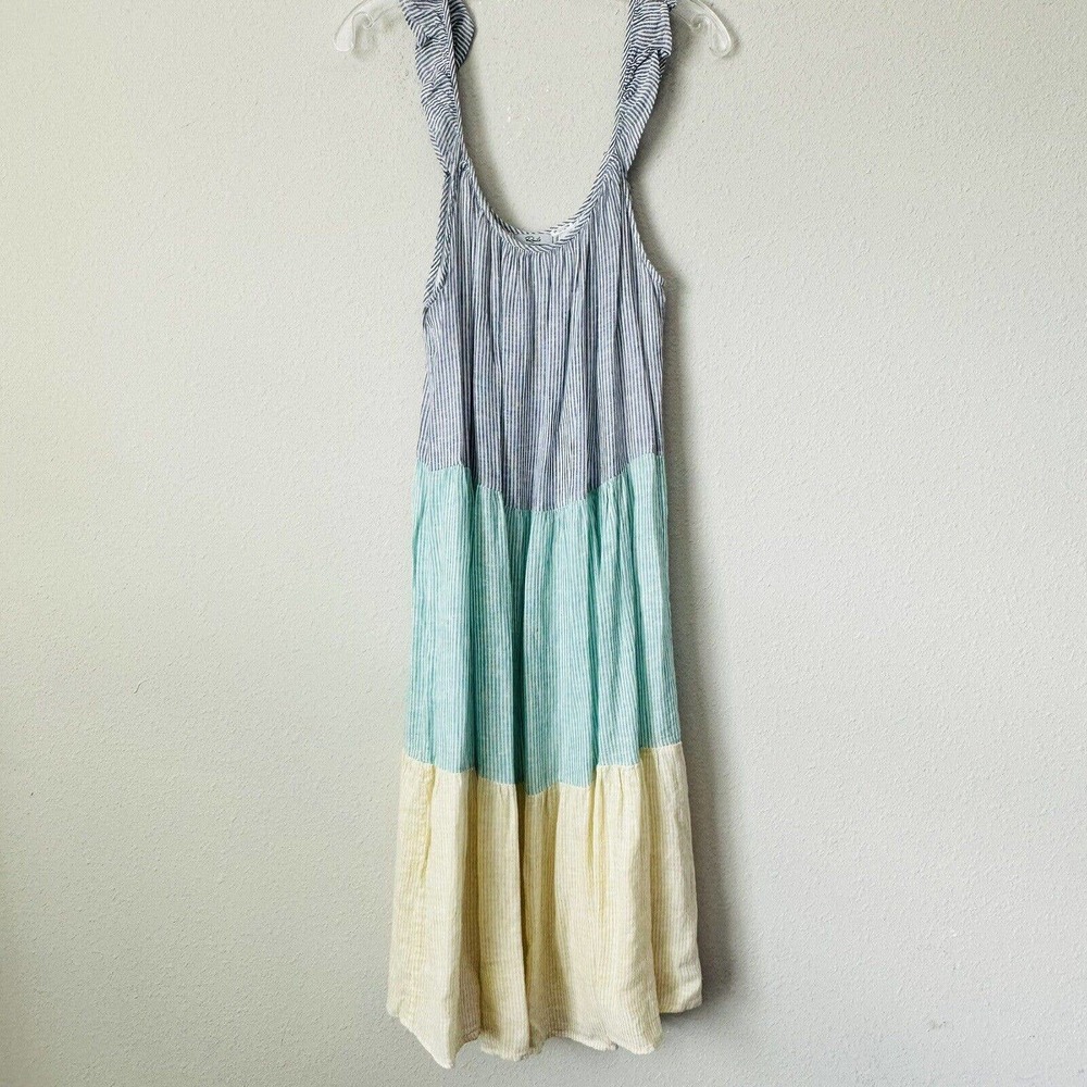 Rails Capri Mixed Stripe Rainbow Color Block Boho… - image 2